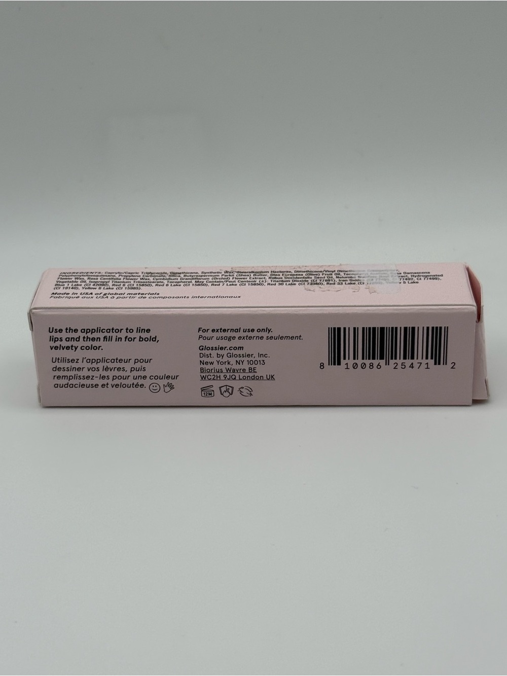 Glossier Lip Cream + ITK Lip Balm + IHKWIP Heart Pouch Gift Set NWT - Picture 4 of 8